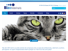 Tablet Screenshot of blauveterinaris.com